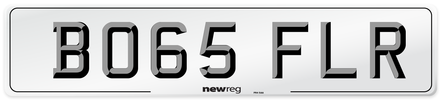 BO65 FLR Number Plate from New Reg